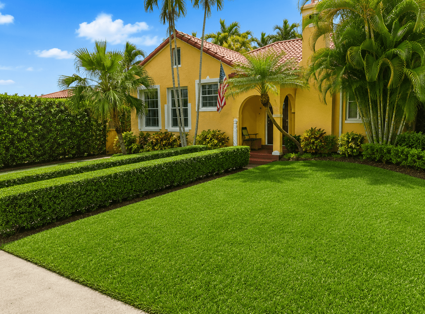 ADS Lawn Service lawn maintenance project